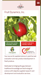 Mobile Screenshot of fruitdynamics.com